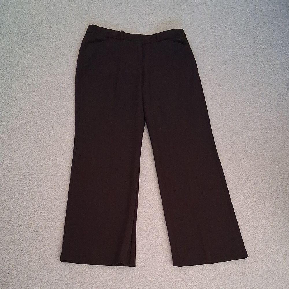 Worthington Dark Brown Modern Fit Pants. Size 10 Petite.